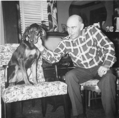 Earl Fogg and dog Jinx